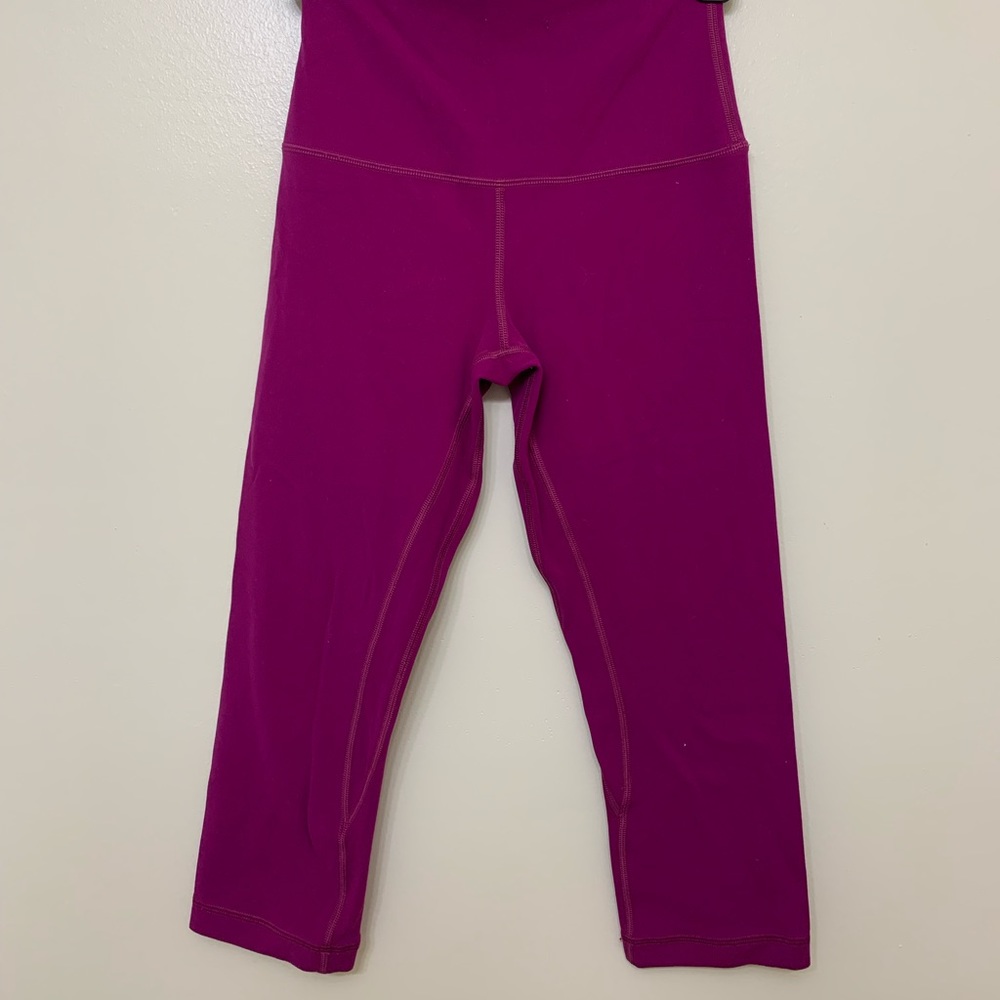 Lululemon align cropped leggings, size 4